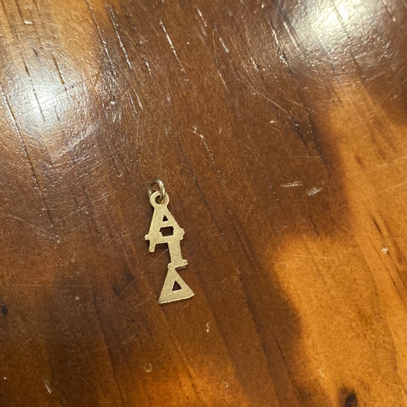 Monogram charm sorority Alpha Gamma Delta AGD college sisterhood club society - Picture 2 of 5